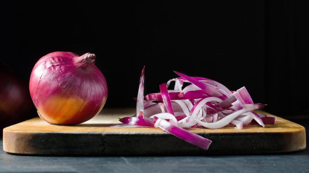 Rabbits should not eat onions as it is toxic.