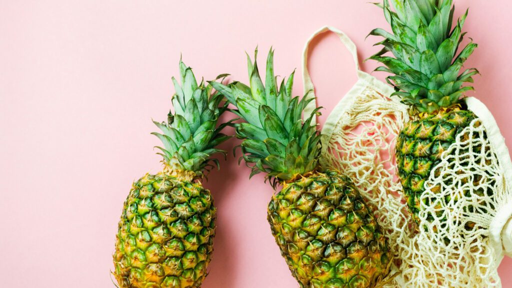 Fresh pineapple for your rabbits.